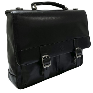 Портфель кожаный Italico 9276-35 nero черный