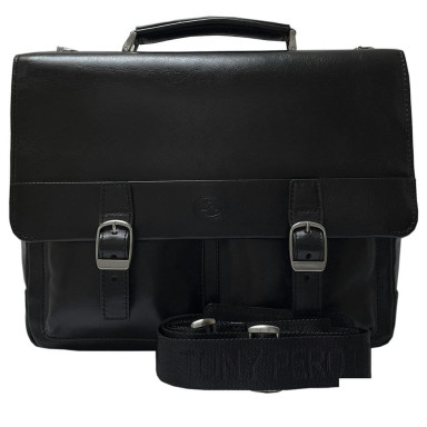 Портфель кожаный Italico 9276-35 nero черный