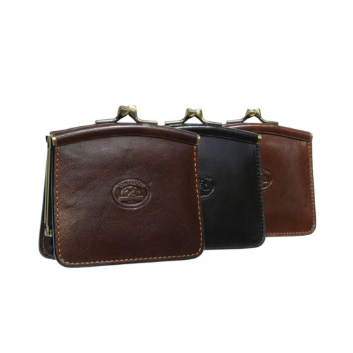 Монетниця шкіряна Italico 1260 moro коричневий