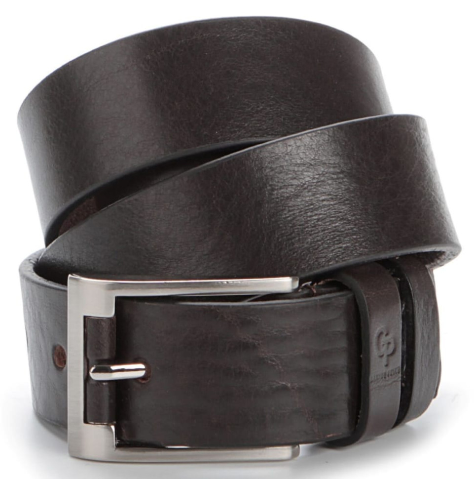 Mens Elite Leather Belt GRANDE PELLE 00776 Brown