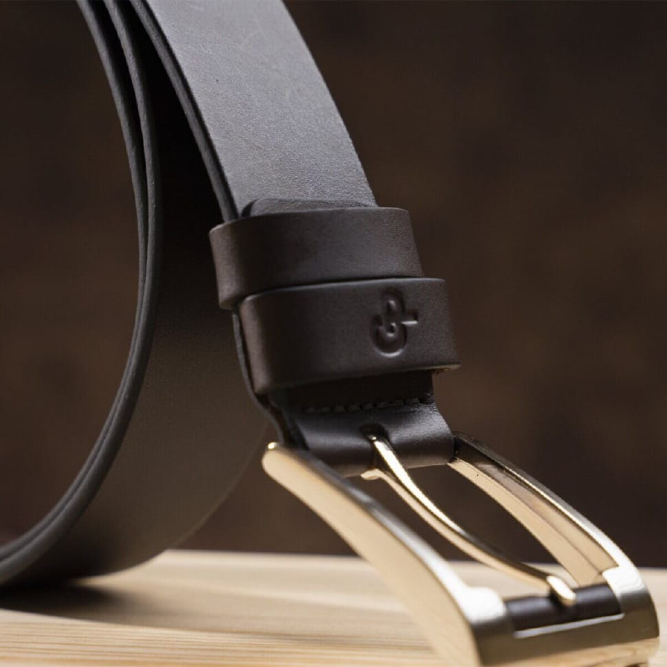 Mens Elite Leather Belt GRANDE PELLE 00776 Brown