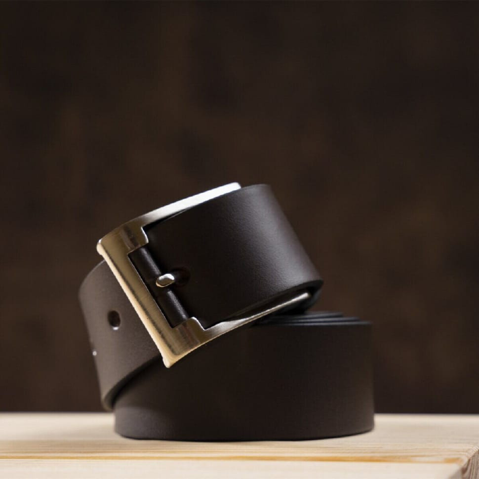Mens Elite Leather Belt GRANDE PELLE 00776 Brown