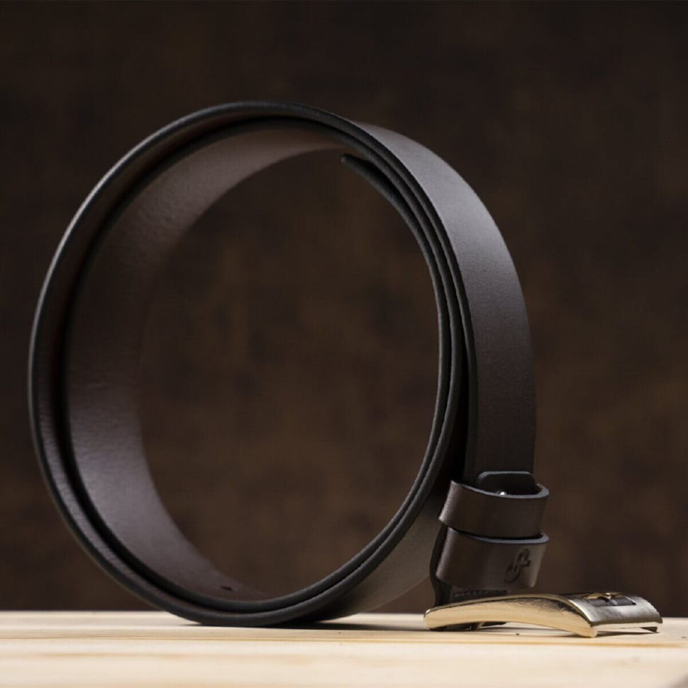 Mens Elite Leather Belt GRANDE PELLE 00776 Brown