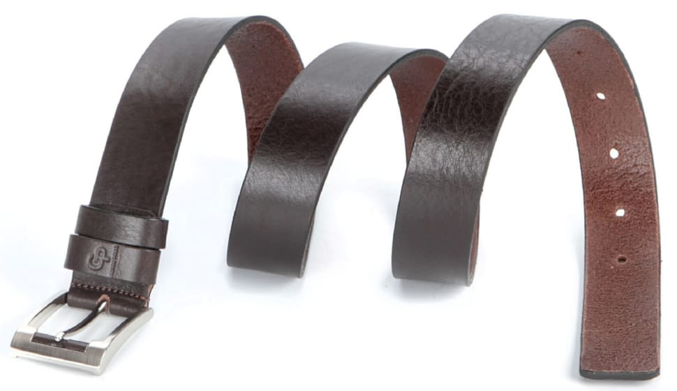 Mens Elite Leather Belt GRANDE PELLE 00776 Brown