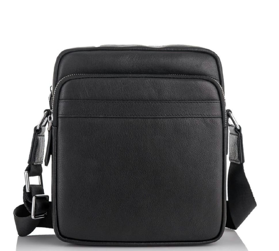 Стильна сумка через плече шкіряна чоловіча TIDING BAG NA50-2028A