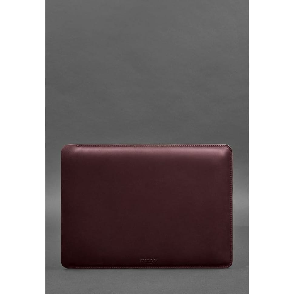 Шкіряний чохол для MacBook Pro 13 '' Бордовий
