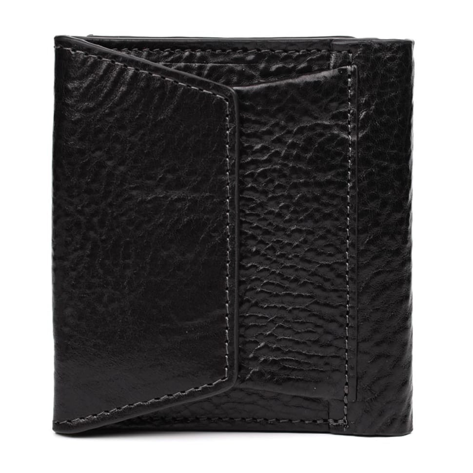 Small mens leather wallet Grande Pelle 502410 black