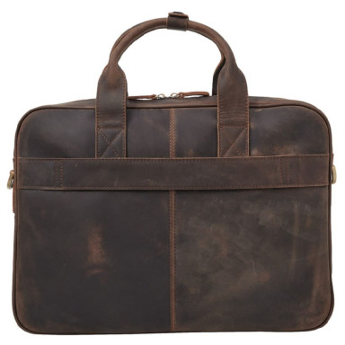 Портфель мягкий кожаный BUFFALO BAGS M8368C коричневый