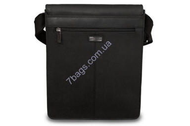 Classic men's messenger made of genuine leather from Visconti in rich colors, 18410