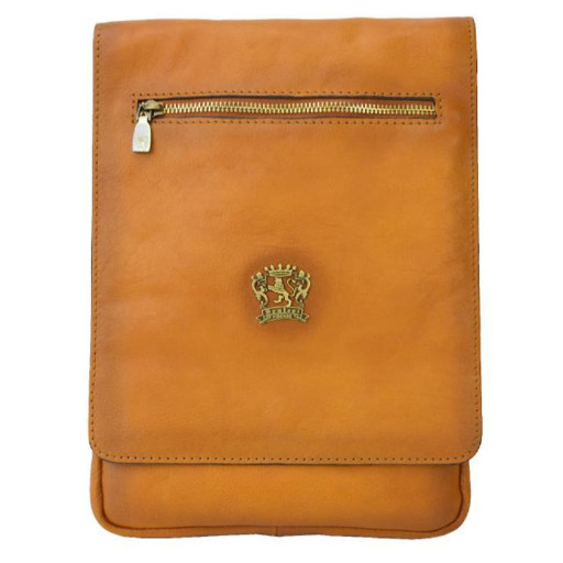 Pratesi BCO283 - Vinci Cross Body Bag in cow leather Vinci B283 Cognac