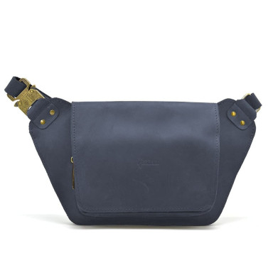 Leather banana waist blue RK-8128-3md TARWA