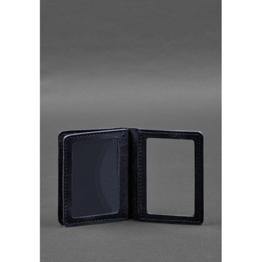 Шкіряна обкладинка для посвідчення водія, ID і пластикових карток 2.0 синій