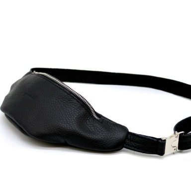 Belt bag made of leather flotar small size TARWA FA-3004-4lx