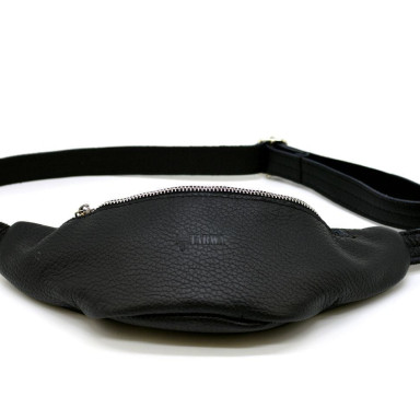 Belt bag made of leather flotar small size TARWA FA-3004-4lx