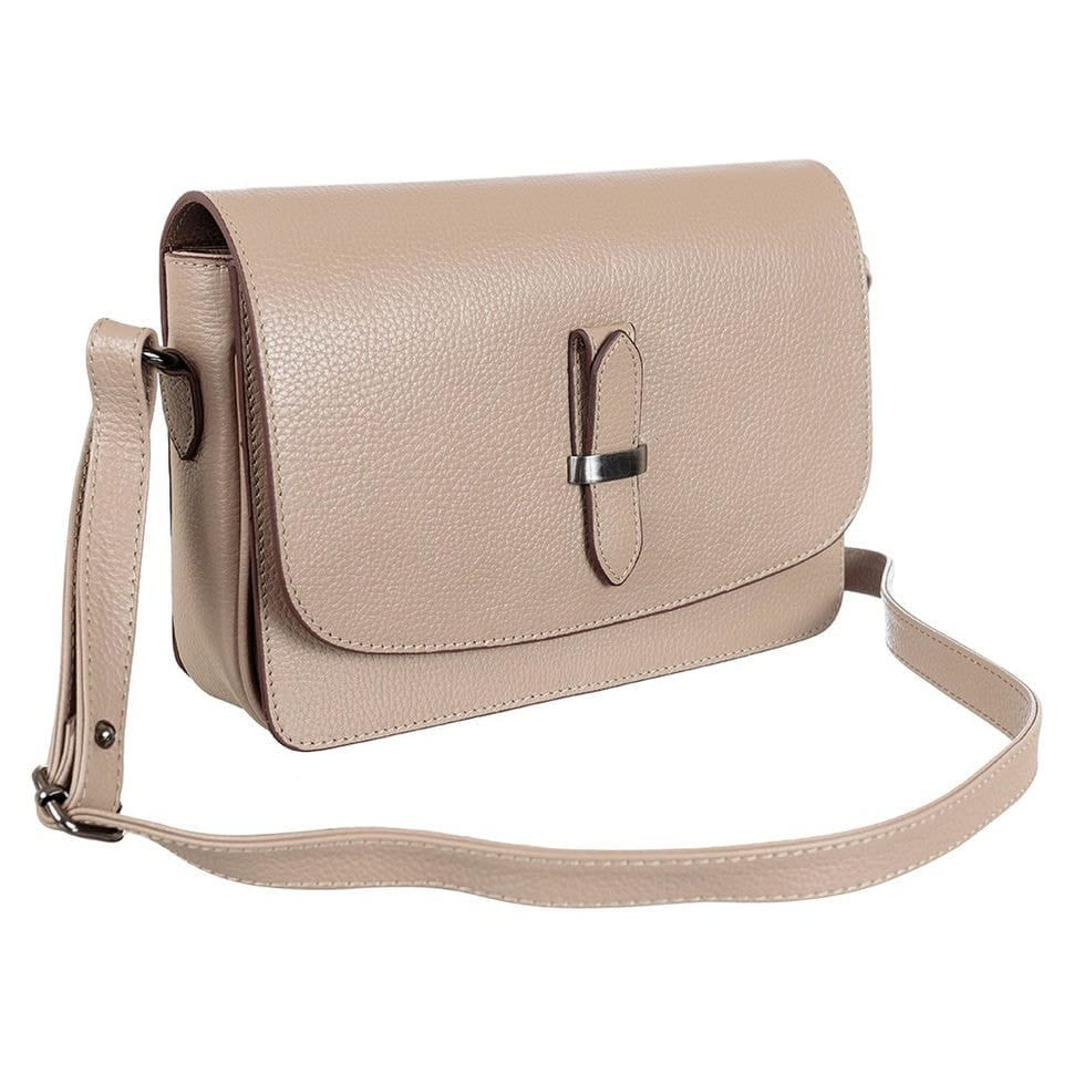 Сумка жіноча шкіряна Desisan 4036-283 бежевий флотар