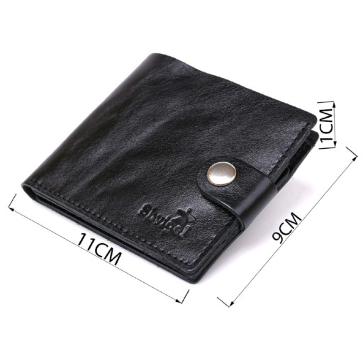 Яскравий невеликий жіночий гаманець з монетницею зовні із натуральної шкіри ST Leather 22543 Червоний