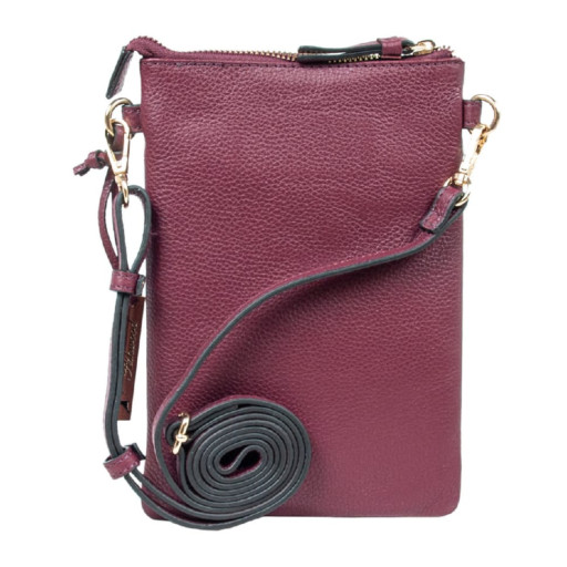 Сумка для смартфона AZ71 Wine (Винний)