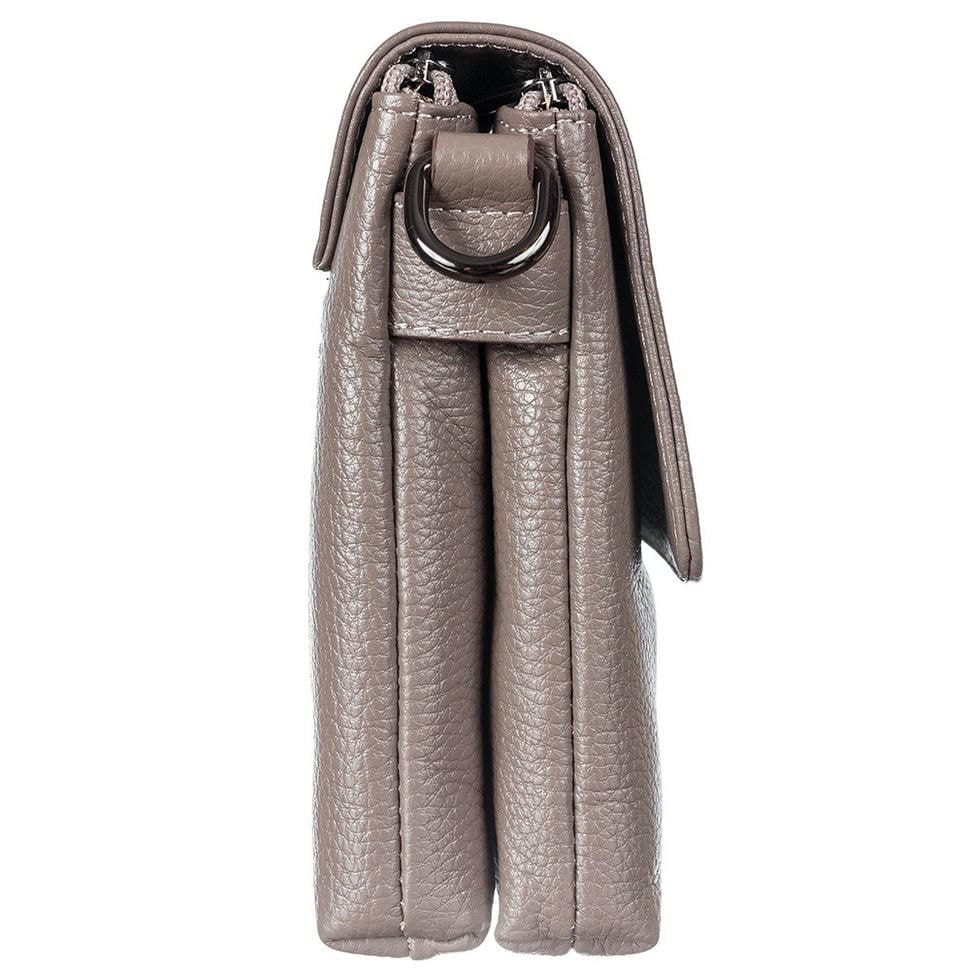 Сумка жіноча шкіряна Desisan 2010-283 бежевий флотар