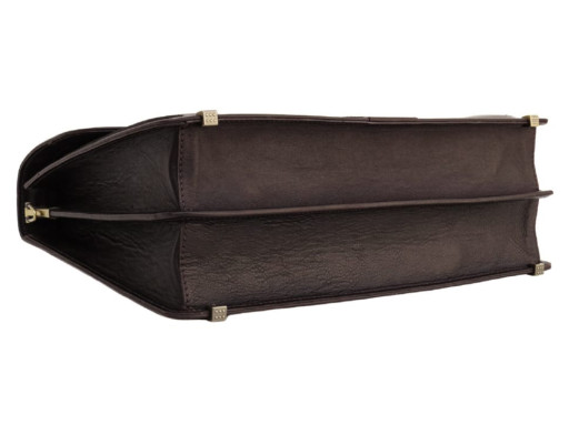 Коричневий чоловічий шкіряний портфель Newery N1587GC