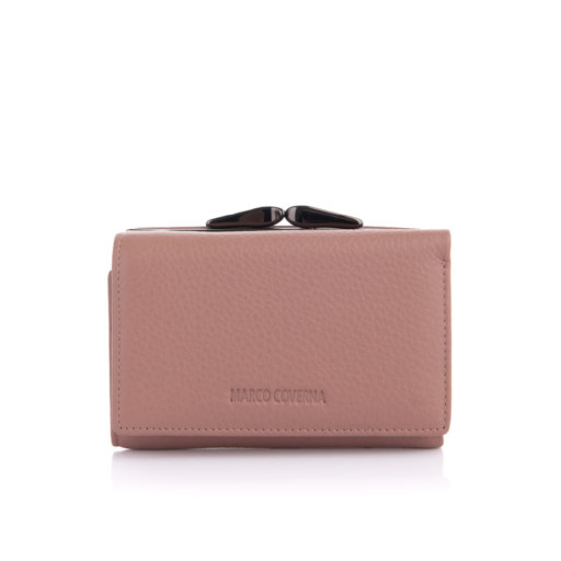 Ніжний жіночий гаманець зі шкіри Marco Coverna W003 Pudra