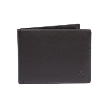 Leather wallet Cortina 5036 moro brown