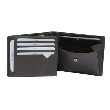 Leather wallet Cortina 5036 moro brown