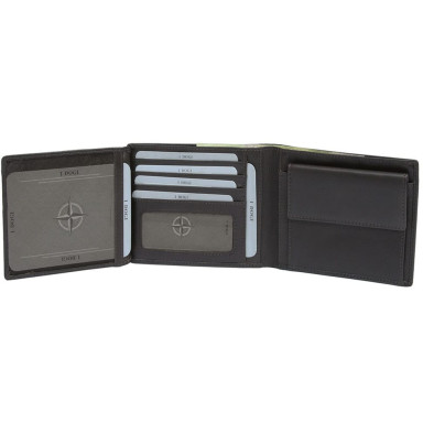 Leather wallet Cortina 5036 moro brown