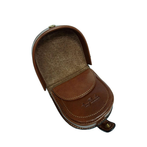 Монетниця шкіряна Italico 1196 cognac коньячний