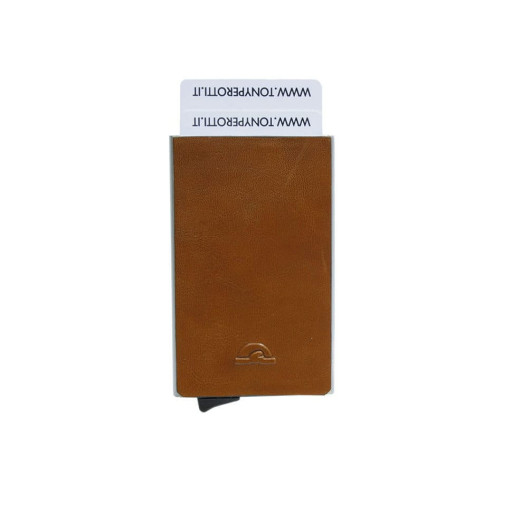 Кредитниця шкіряна Nevada 3771 з системою RFID honey медовий