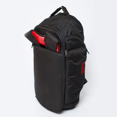 Infinity Duffle Bag Backpack Black/Red by MAD | born to win™