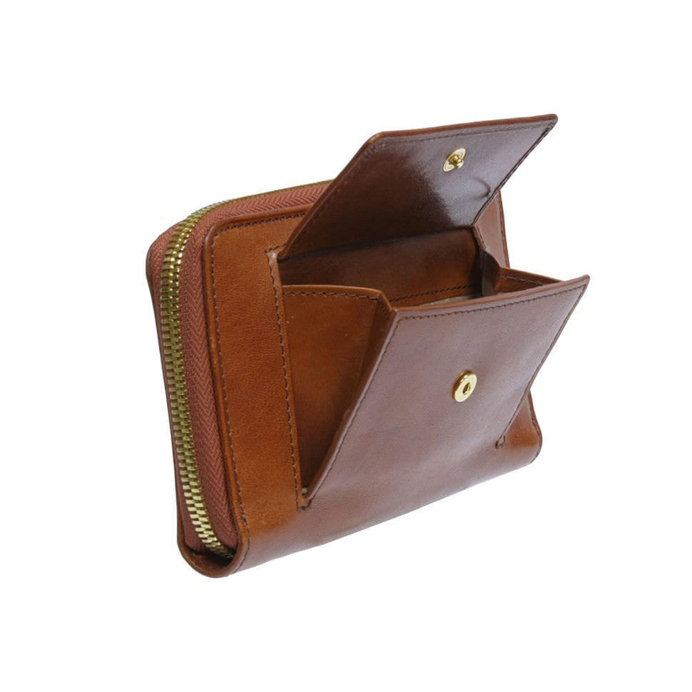 Шкіряне портмоне Topkapi 3441 ambra коричневий