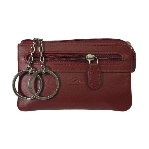 Ключниця шкіряна New Rainbow 359 rosso червоний