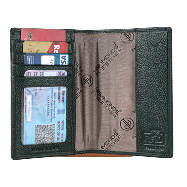 Шкіряна обкладинка для паспорта Hammonds Flycatcher PH602 Green (Зелений)