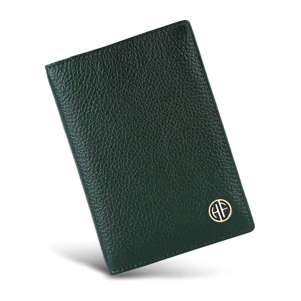 Шкіряна обкладинка для паспорта Hammonds Flycatcher PH602 Green (Зелений)
