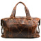 Кожаная дорожная спортивная сумка тревел TARWA RYv-0320-4lx коньячная