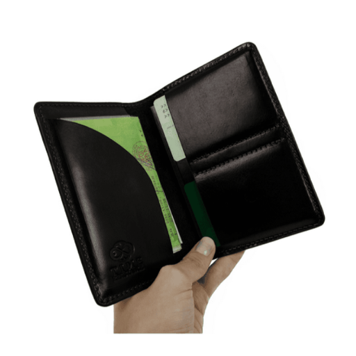 Маленька шкіряна обкладинка для паспорта - Gulliver's Travels - Чорний колір - Time Resistance 5200601