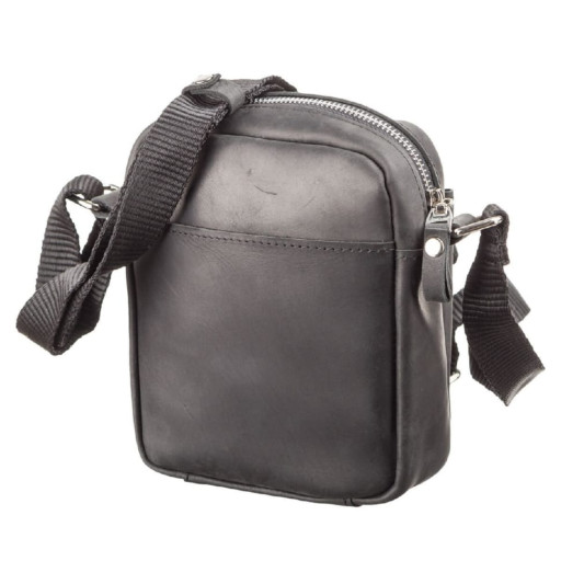 SHVIGEL 11076 Vintage Leather Bag Black