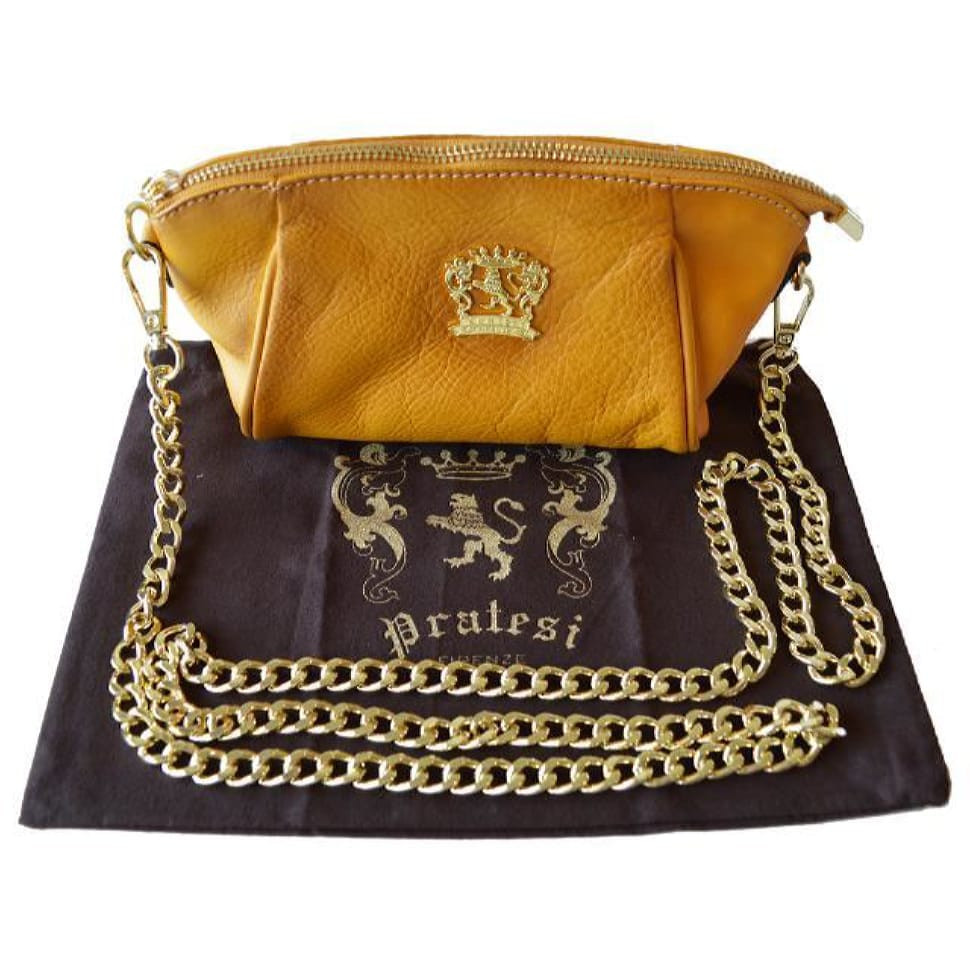 Pratesi BSE457 - Woman Bag Loro Ciuffenna in cow leather Woman Bag Loro Ciuffenna Mustard