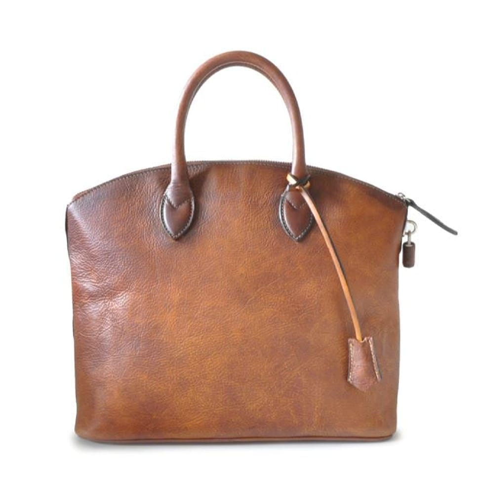 Pratesi BPA348 - Versilia Bruce Handbag in cow leather Bruce Panna