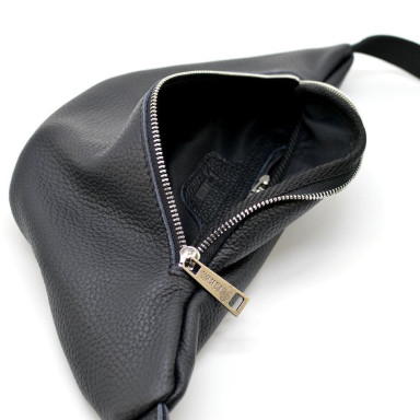 Belt bag made of leather flotar, large size, TARWA FA-3006-4lx