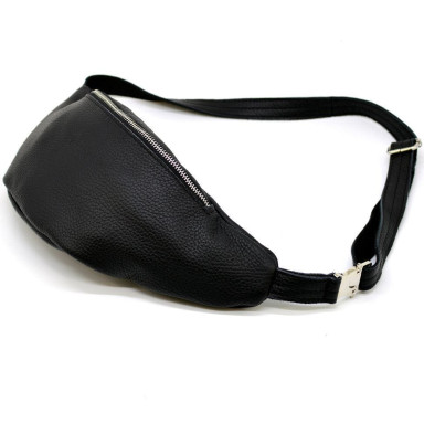Belt bag made of leather flotar, large size, TARWA FA-3006-4lx