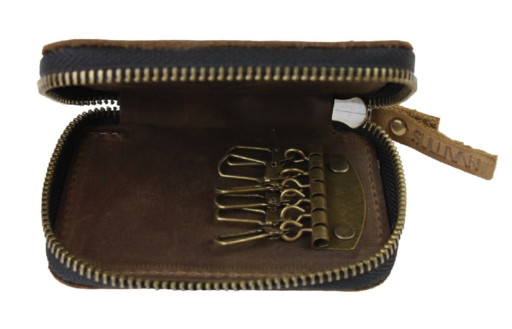 Ключниця шкіряна сумочка для ключів SULLIVAN 12225(6) оливкова