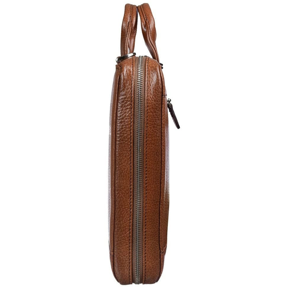 Шкіряний портфель Desisan 1347-015 рудий флотар