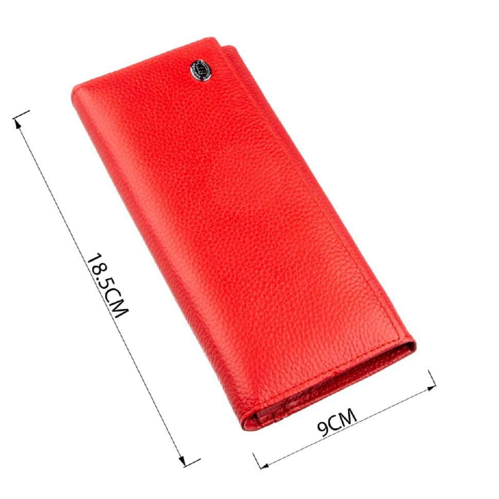 Місткий чоловічий клатч із натуральної гладкої шкіри ST Leather 19411 Чорний