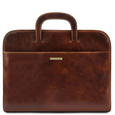 Document Leather briefcase Tuscany Leather Sorrento TL141022