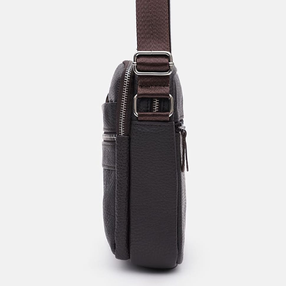 Чоловіча шкіряна сумка Keizer K16625br-brown