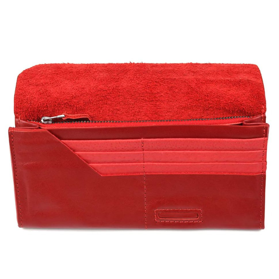 Жіночий шкіряний гаманець Pazolini CP3660 червоний