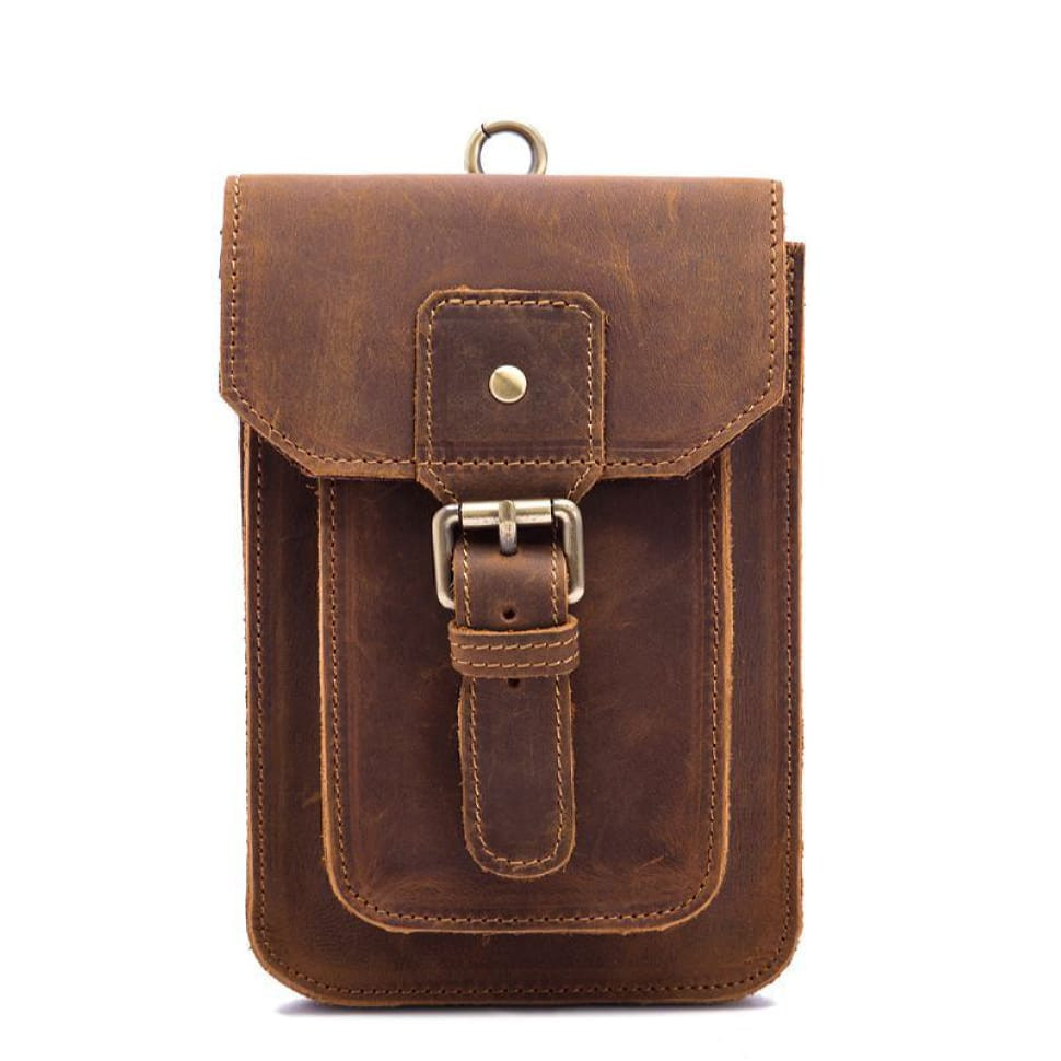 Large leather belt bag Crazy Hourse bx2090 from Bexhill