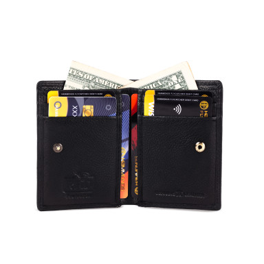 Hammonds Flycatcher CC605 Black Mini Wallet Cardholder