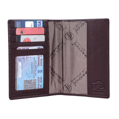 Шкіряна обкладинка для паспорта Hammonds Flycatcher PH602 Croc Brown (Коричневий)